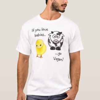 T-shirt ….vont le végétalien !