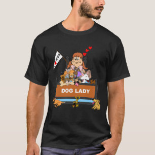T-SHIRT VONT LES DAMES DE CHIEN !