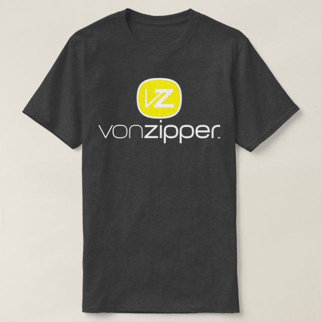 T-shirt Vonzipper White VZ (Design devant)