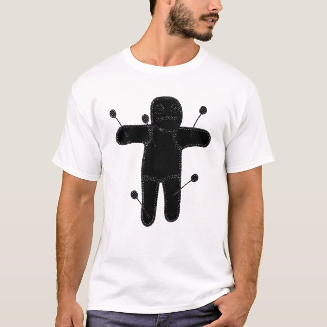 T-shirt Voodoo Doll Occult Dark Art Grunge Goth Gothic Aes (Devant)