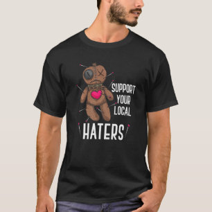 T-shirt Voodoo Doll Support Your Local Hatters Pastel Goth