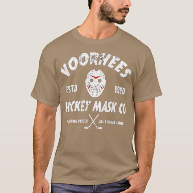 T-shirt Voorhees Hockey Mask Co. (Devant)