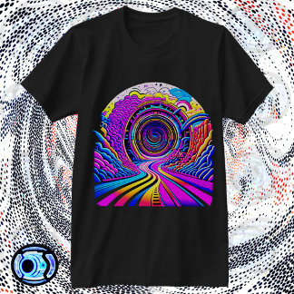 T-shirt Vortex Forme Psychédélique