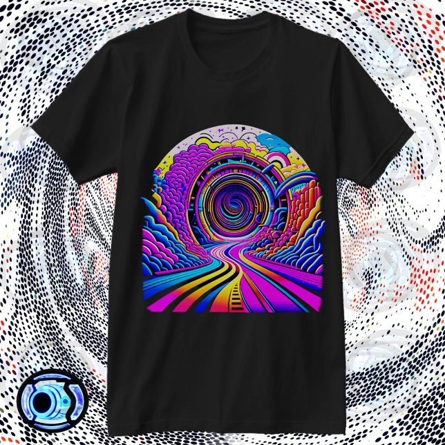 T-shirt Vortex Forme Psychédélique (Créateur téléchargé)