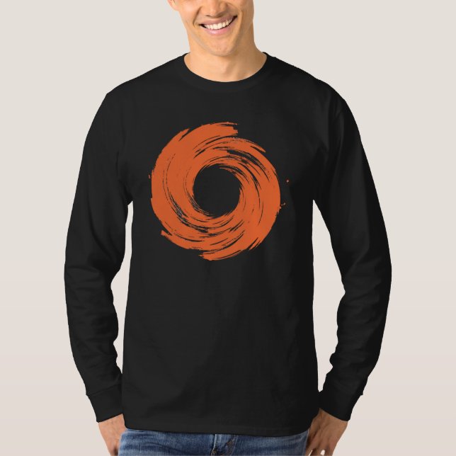 T-shirt Vortex Laranja (Devant)