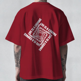 T-shirt Vortex of Creativity - Life is a Canvas T-shirt.