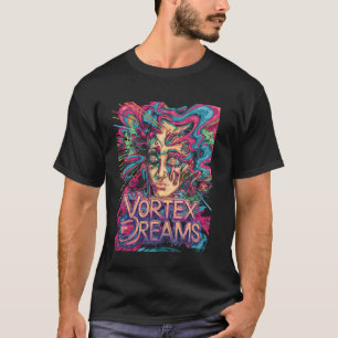 T-shirt Vortex Psychédélique Vibrant Rêves Trippy Surr Vis