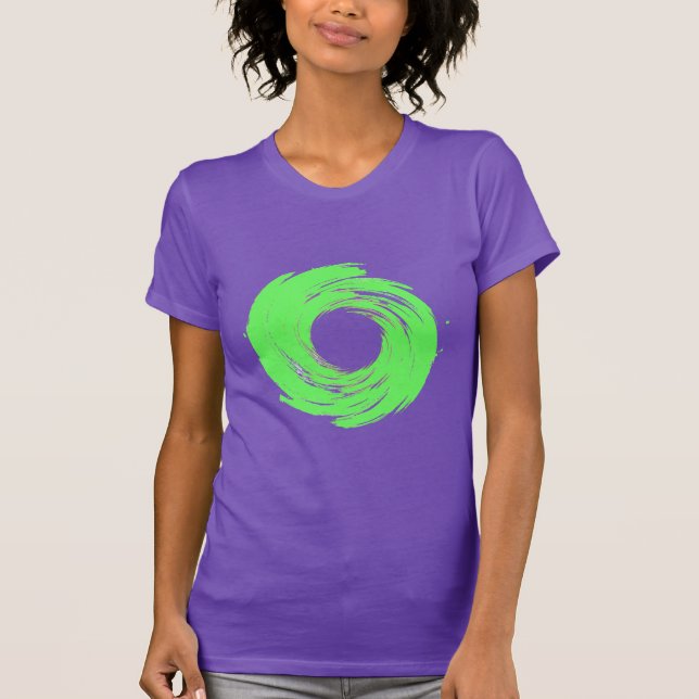 T-shirt Vortex Verde (Devant)