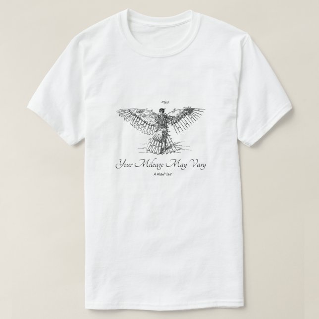 T-shirt Vos BA Miles Peuvent Varier (Icarus) - Une Chemise (Design devant)