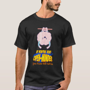 T-shirt Vos cerveaux tomberont en panne Graphique Humour