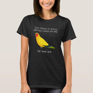 T-shirt Vos Chances De Vous Faire Tuer Par Un Oiseau D'hab