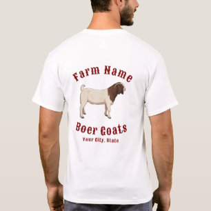 T-shirt Vos chèvres Boer de la ferme