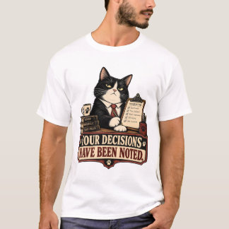 T-shirt Vos décisions ont été notées