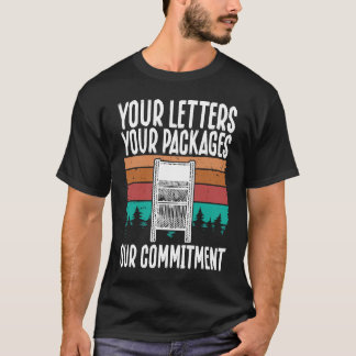 T-shirt Vos Lettres, Vos Colis, Notre Engagement Postal
