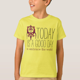 T-shirt Vos paroles drôles : aujourd'hui est un bon jour p