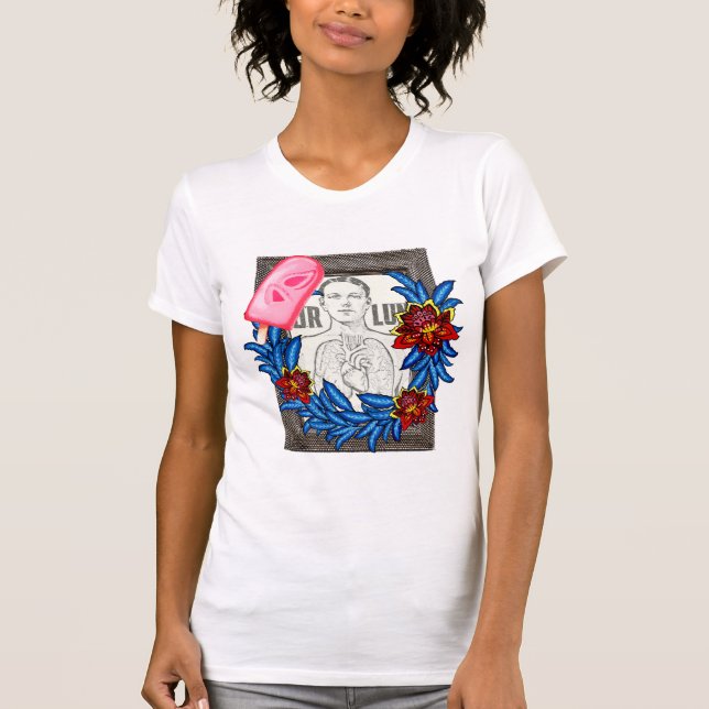 T-shirt Vos Poumons Illustration Médicale, Berry Popsicle (Devant)