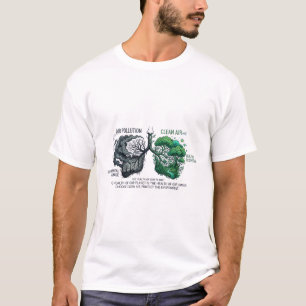 T-shirt Vos poumons sont le reflet de notre planète