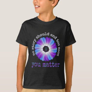 T-shirt Vos problèmes de vie Prévention du suicide Da