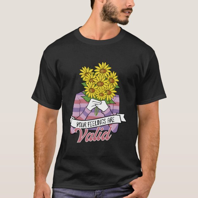 T-shirt Vos Sentiments Sont Valables Tal Health (Devant)