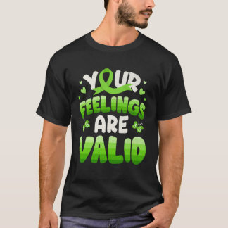 T-shirt Vos sentiments sont valides Sensibilisation à la s