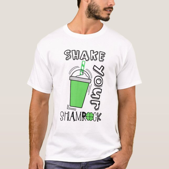 T-shirt Vos Shamrocks Bonne Saint Patrick (Devant)