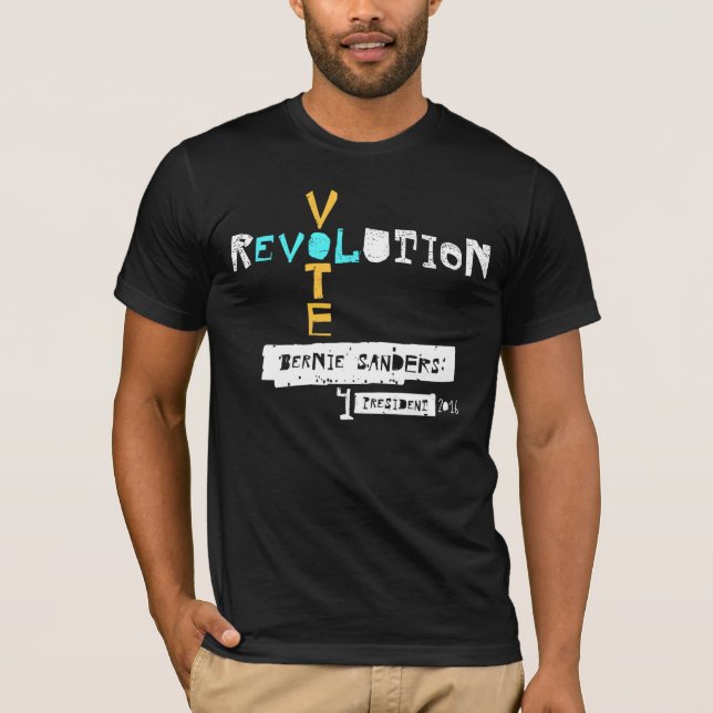 T-shirt Vote 2016 pour la révolution (Devant)