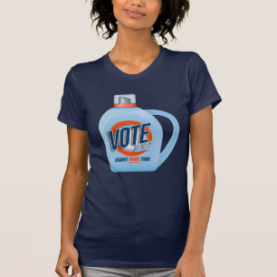 T-shirt VOTE BLEU : supprime les rideaux orange