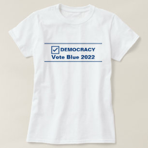 T-shirt Vote Blue 2024 Election Democracy