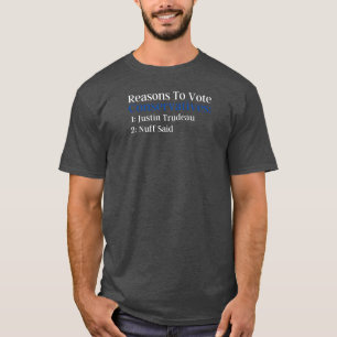 T-shirt Vote conservateur Humour politique canadien