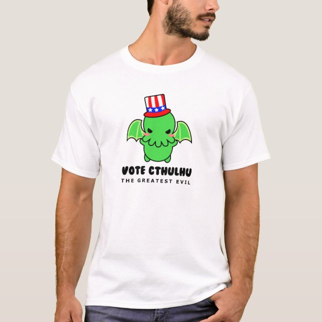 T-shirt Vote Cthulhu pour le Président Shirt (Devant)