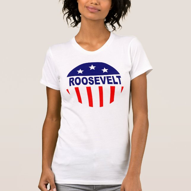 T-shirt Vote de FDR Franklin D Roosevelt pour le (Devant)