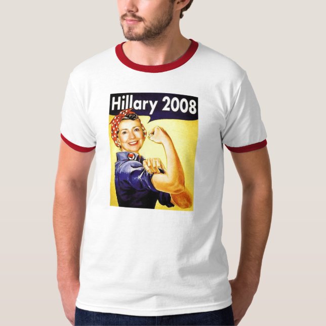 T-shirt vote de roise de hillary (Devant)