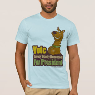 T-shirt Vote de Scooby Dooby Doo pour le président