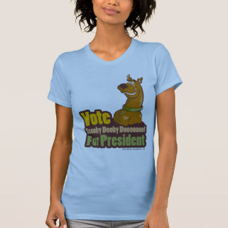 T-shirt Vote de Scooby Dooby Doo pour le président