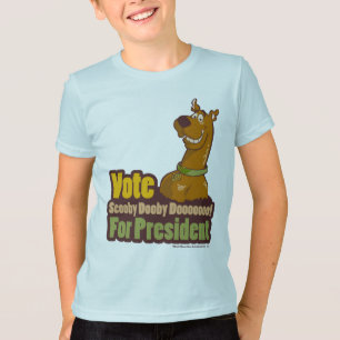T-shirt Vote de Scooby Dooby Doo pour le président