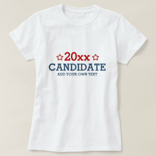 T-shirt Vote Election ajoutez votre propre texte personnal