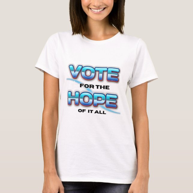T-shirt Vote For Hope Kamala Harris Vote Harris Waltz 2024 (Devant)