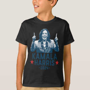 T-shirt Vote Harris 2024 Drapeau Kamala Harris Pour Présid