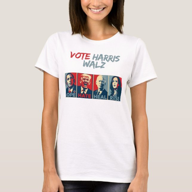 T-shirt vote harris walz (Devant)