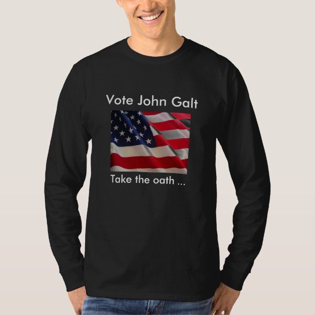 T-shirt Vote John Galt (Devant)