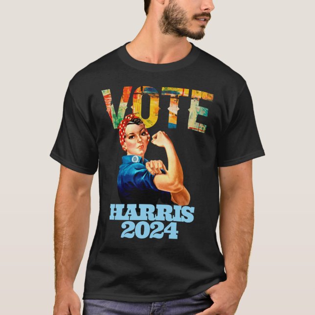 T-shirt Vote Kamala Harris 2024 Élection présidentielle am (Devant)