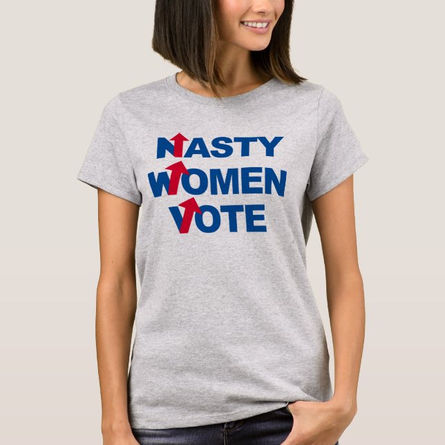 T-SHIRT VOTE MÉCHANT DE FEMMES (Devant)