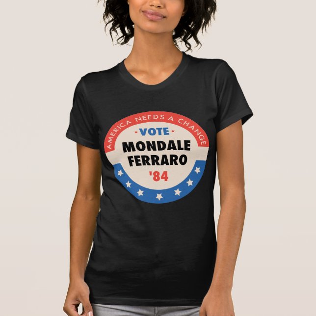 T-shirt Vote Mondale/Ferraro '84 (Devant)