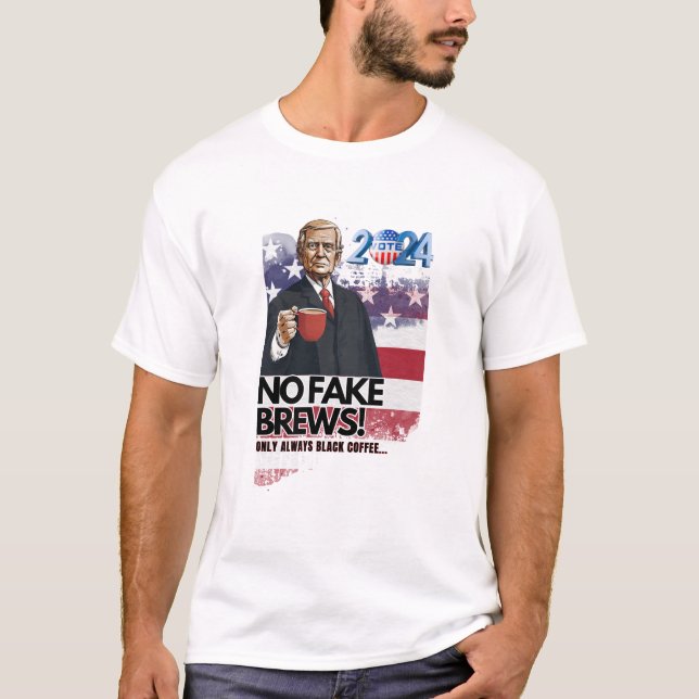 T-shirt Vote No Fake Brews 2024 ! (Devant)