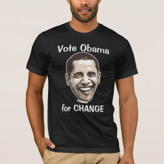 T-shirt Vote Obama pour le changement