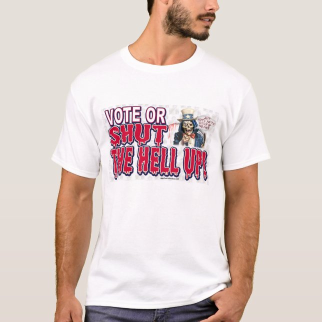 T-shirt Vote ou fermée chemise (Devant)