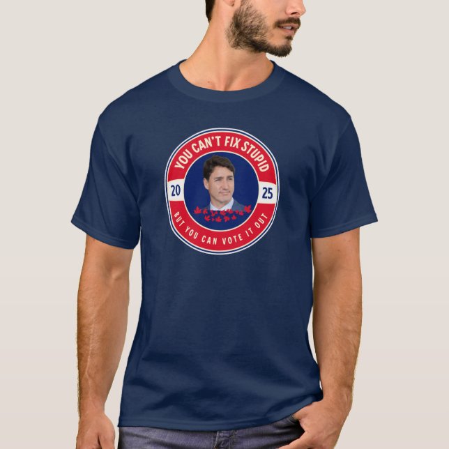 T-shirt Vote Out Justin Trudeau | Humour politique canadie (Devant)