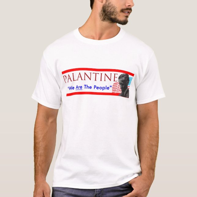 T-shirt Vote Palantine de la décision 2020 pour le (Devant)