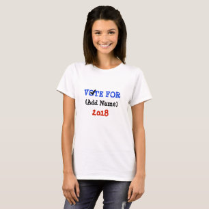 T-shirt Vote Personnalisé Pour Une Chemise Politique Élue