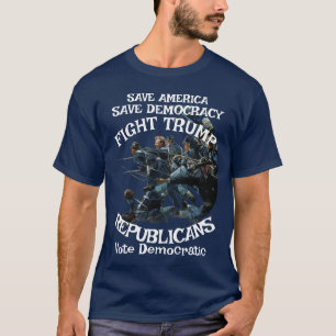 T-shirt Vote Politique Patriotique Trump Parti Républicain